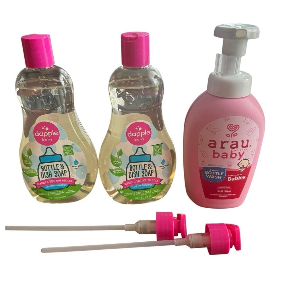 Dapple Baby Bottle and Dish Soap Brand New